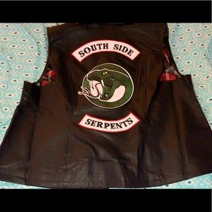 Riverdale SouthSide Serpents Leather Jacket/Vest